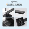 KNOBWELL 10 Pack Door Handles Black Interior Lever Dummy Door