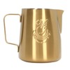 230ml Coffee Steaming Pitcher with Angled Handle Stainless Steel Olecranon