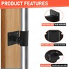 XZWMY Patio Umbrella Holder 2PCS,Heavy Duty Adjustable Metal Umbrella Clamp