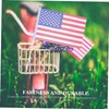 Sosoport Usa Flags 100pcs Handheld Flags Rainproof Fade-resistant Ideal for