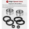 8 PCS Front Wheel Bearings & Seals Kit for Honda