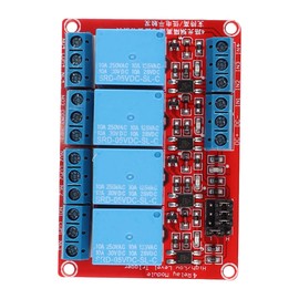 Enwye 4-channel Relay Module with Optocoupler Isolation Supports High and Low Voltage Trigger Expansion Board, 5V