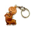 Norfolk Terrier Genuine Leather Dog Keychain Bancakraft Leather Story (Made