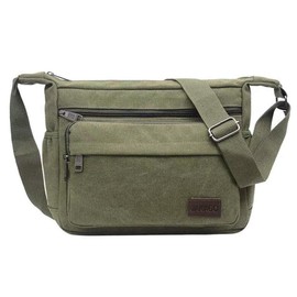 JAKAGO Wasserdichte Umhängetasche Herren, Multi-Tasche Schultertaschen,Arbeitstaschen Herren & Damen,für Outdoor,Reisen,Arbeiten,täglicher Gebrauch (Grün)