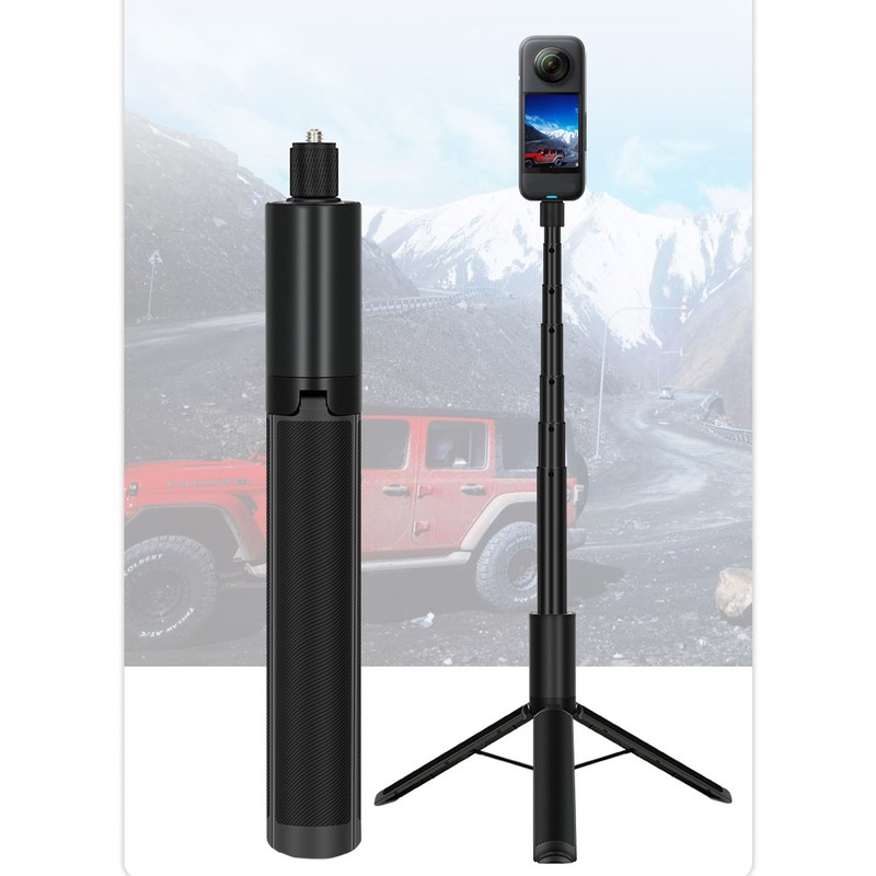1.2m 47 Inch Extendable Selfie Stick Tripod Integrated Stick Tripod