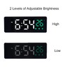 Lancoon Electronic LED Alarm Clock with 3 Alarms Temperature Calendar