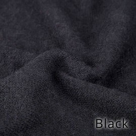 Neotrims Soft Jersey, Knit Purl Brushed Fabric, 26 Colors Baby Photography, Backdrop, Dress Making, Luxurious Velour Mohair Handle and Look, Drape. Black, 1 Metre