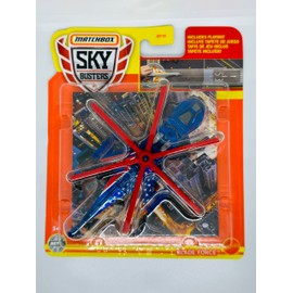 Matchbox 2022 - Sky Busters - Blade Force - Blue W/ Stars - 33/33 - Helicopter