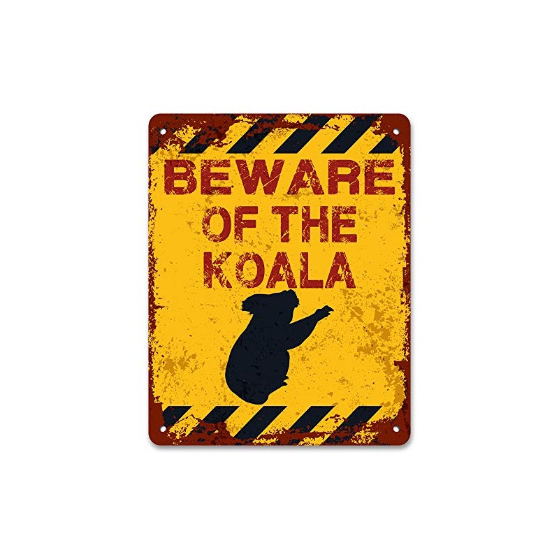 Print Crafted - Beware Of The Koala | Vintage Metal