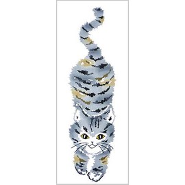 Todaya Shoten Rionzome Tenugui Cat 343