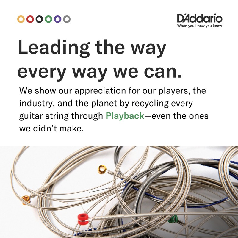 D'Addario Guitar Strings - Phosphor Bronze Acoustic Guitar Strings -
