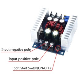 20A 300W Step Down Buck Power Adjustable DC-DC Converter
