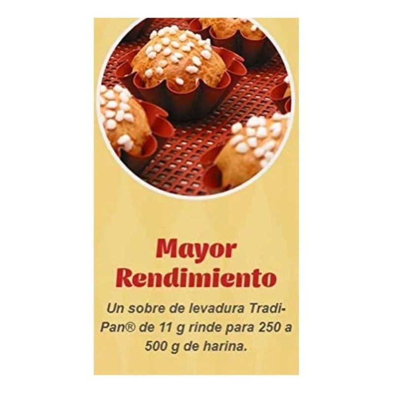 Levadura Casera Tradipan C/5 Sobres 11 G