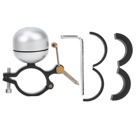 Retro Bicycle Bell Aluminum Copper Alloy Bike Ring Bell Vintage Bicycle AccessorySilver