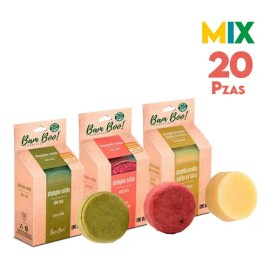 20 Pack Mix Shampoo Acondicionador Sólido Bam Boo Lifestyle                                                                                           