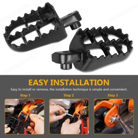 Unbranded Pedals Pad Foot Pegs Footrest For Yamaha PW50 PW80 Honda XR/CRF 50/70 Dirt Bike