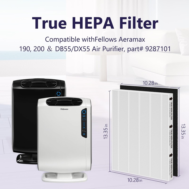 GoKBNY Aera-Max 200 2 Pack HEPA Replacement Filter, H13 True