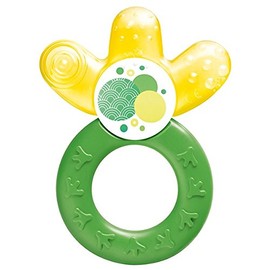 MAM Cooling Ring 4+ Months, Chewable Teether, Cooling and Soothing Effect - Random Color/Random Design