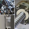 Door Hinge Plastic Washer Fitting Rings 100PCS Round Nylon Flat