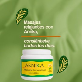 Pomada de Árnica Altamente Concentrada | Crema corporal De Alivio Anti calambres Musculares y Articulaciones | Efecto Analgésico y Antiinflamatorio | 