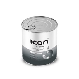Ican London Liposoluble Hair Removal Strip Wax, Silver, Tin 800ml