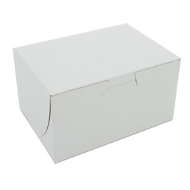 SCT White One-Piece Non-Window Bakery Boxes, 4 x 2 x 5.5, White, Paper, 250/Carton