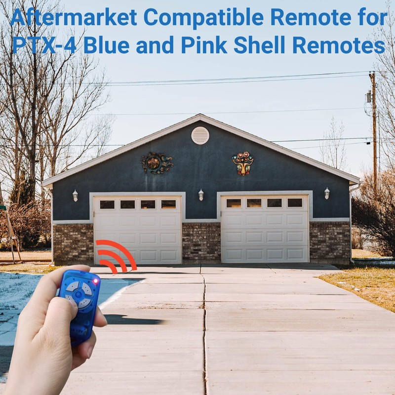 QSDIYRF Gate/Garage Door Remote Compatible with ATA PTX-4 SecuraCode Garage