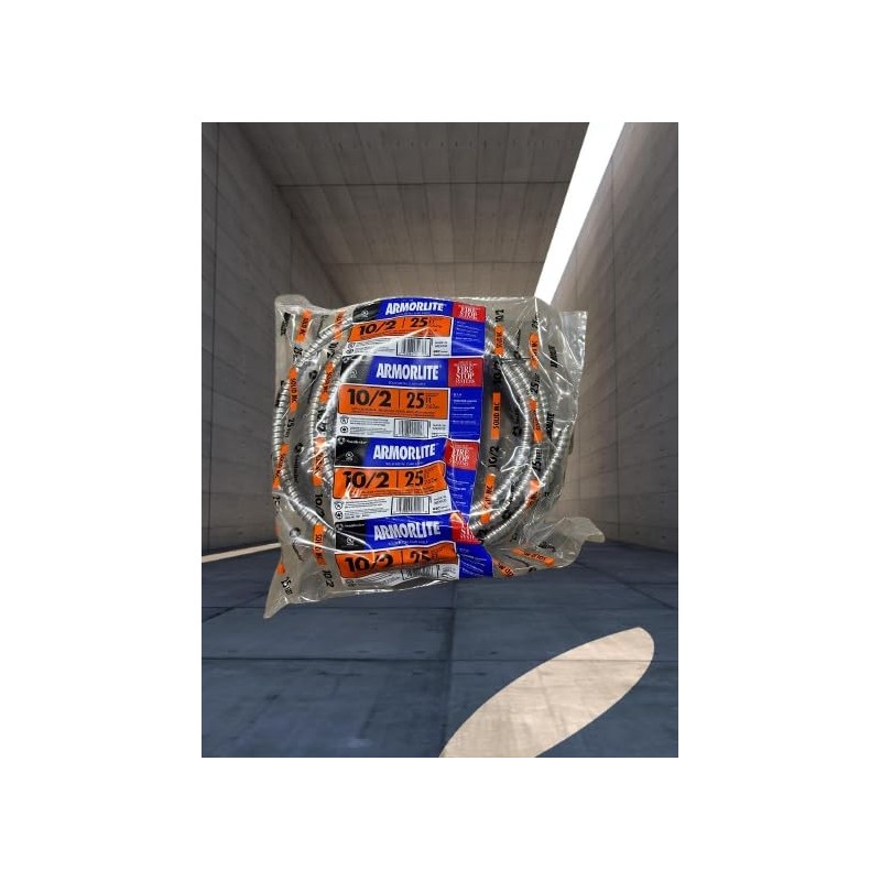 SOUTHWIRE 10/2 X 25 FT. Solid CU MC Metal CLAD