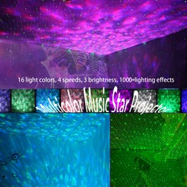 Galaxy Projector, 3 in 1 Star Projector Galaxy Light Projector for Bedroom with Remote Bluetooth Speaker Dynamic Starlight Projector Galaxy Night Light Projector for Room Decor Birthday Christmas Gift