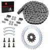Heavy Duty O-Ring Drive Chain And Drive Sprockets Kit Compatible