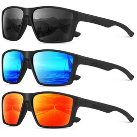 KALIYADI Polarized-Sunglasses-for-Men Sport Mens-Sunglasses Women: Sun Glasses with UV400 for Running Cycling Driving