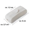 edi-tronic Cord Switch White 2 A 250 V Cord Switch