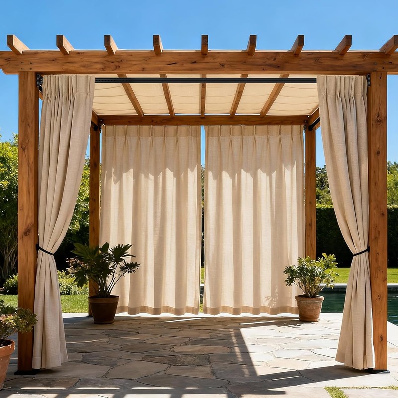 Tension Curtain Rod, 51-165 Inch,Spring Shower Closet for Windows or