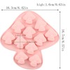 EPYHREHM 12 Cavity Mushroom Silicone Chocolate Molds For Chocolate Candy