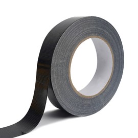 Rusoz Duct Tape Black 20 m x 25 mm Duct Tape Extra Strong Waterproof for Indoor and Outdoor Use Duct Tape Waterproof Repair Tape Tearable 1 Roll