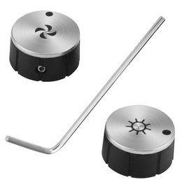 IWIWE 2026 Upgrade SV08355 Hood Knob Replacement Kits,Blower and Light Knobs Replacement for Broan Range Hood E60 E64, Replace V08355, 1932986, AP4980185