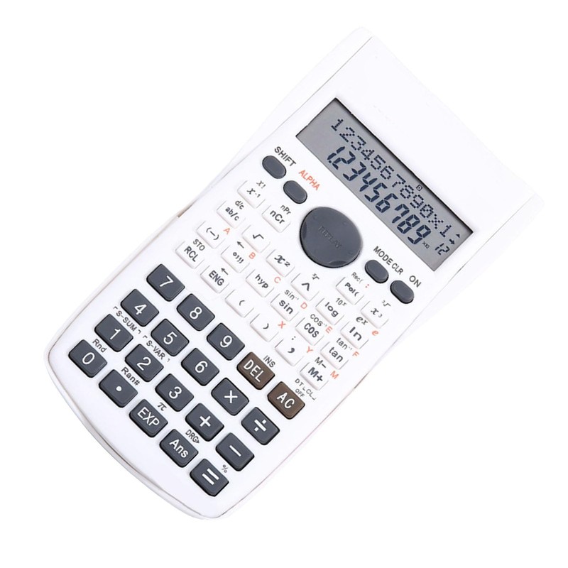 Scientific Calculator, 12-Bit Maths Calculator with 240 Functions, Large Display,