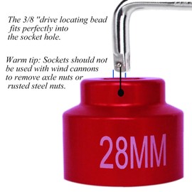 Felisbieti 28mm fuel filter Socket,Cummins tools 3/8" Drive For Dodge Ram 6.7L Cummins Other Vehicles Oil/Fuel Filter Removal Tool