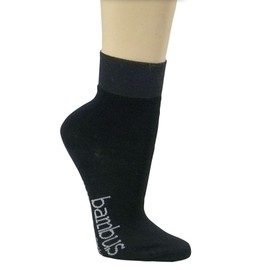 Wowerat 6 Pairs Bamboo Short Shaft Socks Quarter Socks Women Men WO, black