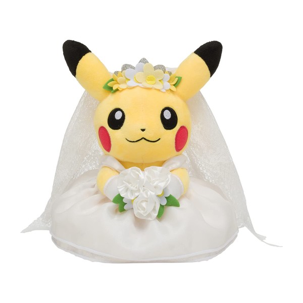 Pokemon Center Original Plush Pikachu Female Plush Pokémon Garden Wedding