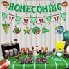 10Pcs Pre-Strung Homecoming Party Decorations Football Game Banner Swirls Hoco