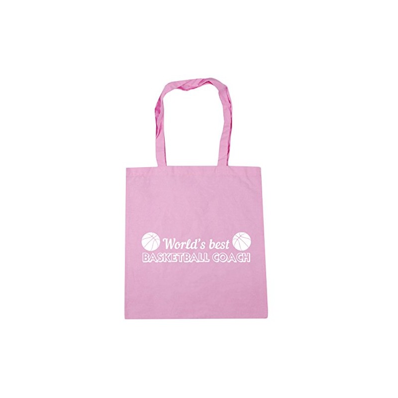 Hippowarehouse World's best basketball coach Tote Shopping Gym Beach Bag
