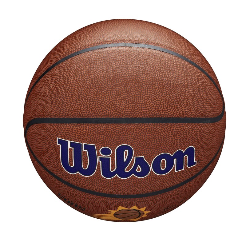 Wilson Basketball, Team Alliance Model, PHOENIX SUNS, Indoor/Outdoor, Mixed Leather,