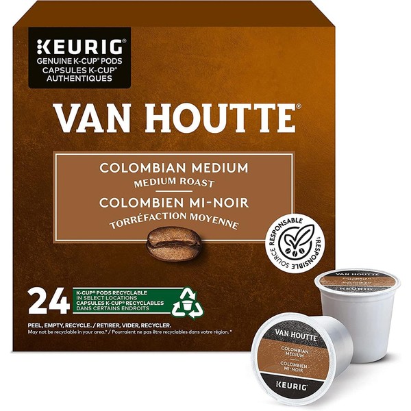 Van Houtte Colombian Medium Roast K-Cups, 24-Count
