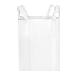 QWORK FIBC Bulk Bag, 4 Pack Sandbags 1 Ton Industrial Grade Bag Holds 2200 LBS, Woven Polypropylene Bags 35" x 35" x 43"
