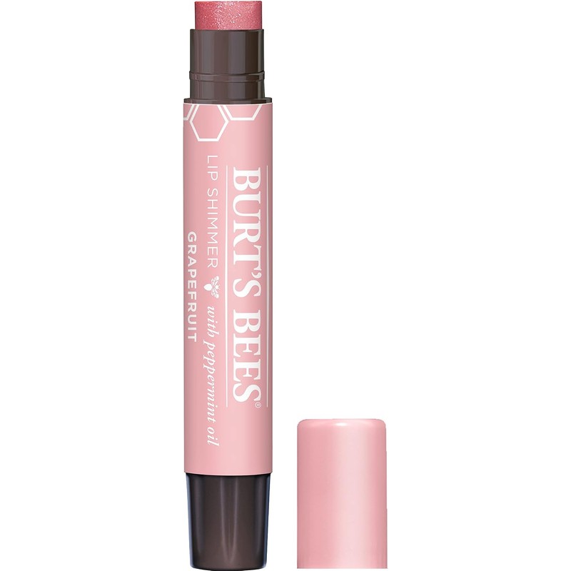 Burt's Bees - Brillo labial hidratante 100% natural, color champán,