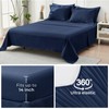 HYMOKEGE Navy Blue Twin Comforter Set Seersucker 5 Pieces, All