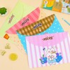 4 Pcs A4 File Folders Organizer,Cute Cartoon Rabbit Bunny Plastic