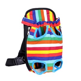 Dog Carrier Legs Out Front Pet Carrier Backpack Adjustable Puppy Cat Small Bag with Shoulder Strap and Sling for Traveling Hiking Camping Outdoor