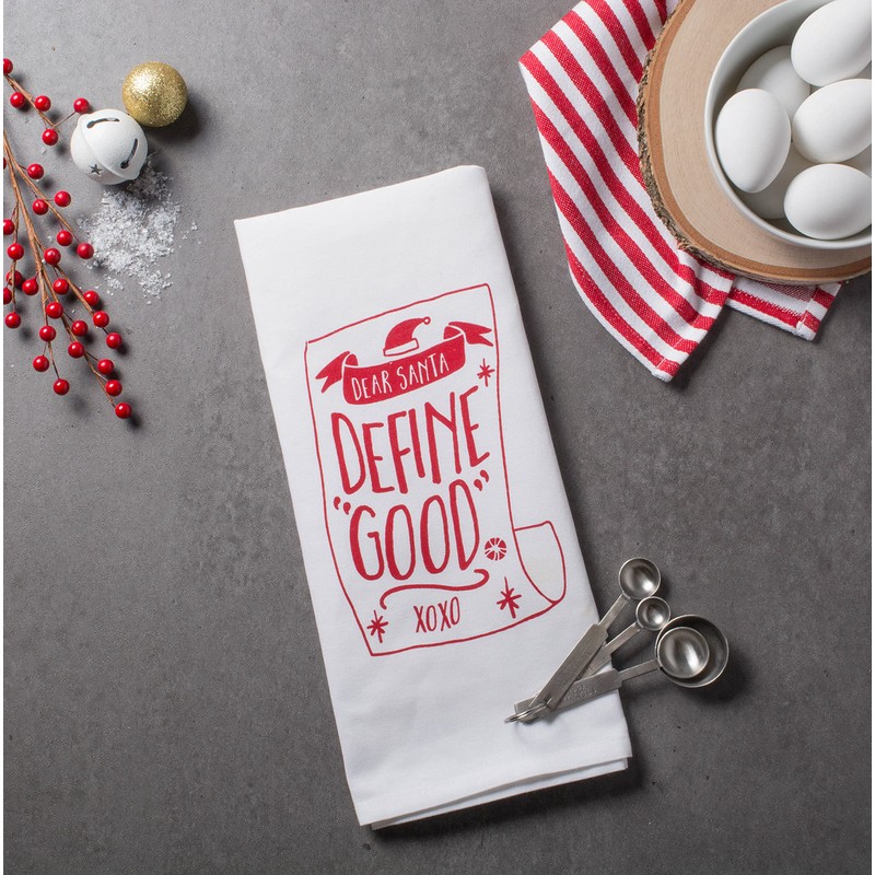 DII Christmas Tea Towels Decorative Kitchen Dish Towel Set, 18x28,